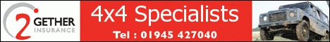 2Gether Insurance can provide cover for all your 4x4 needs whether it be for off road use, business use or just leisure. Generous discounts available too just mention 4x4 Web.
